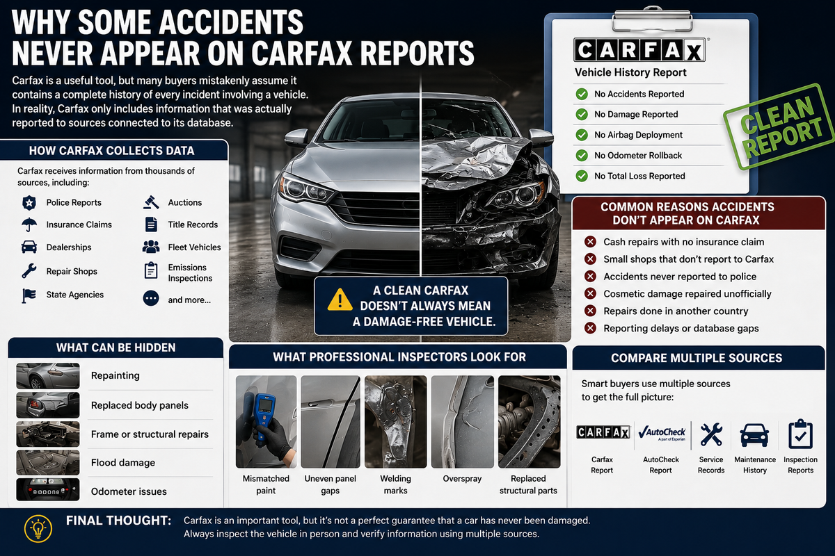 Why Some Accidents Never Appear on Carfax Reports — And What Smart Buyers Do Instead